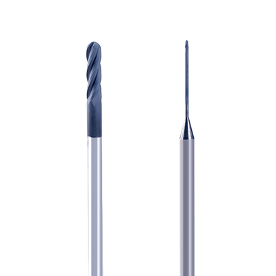 Precision Diamond Coating Ball End Mill Cutter For Graphite Processing