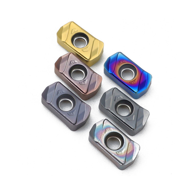 대면 밀링 및 CNC 기계의 높은 피드 밀링에 대한 교체 및 인덱스 가능한 탄화탄소 밀링 삽입