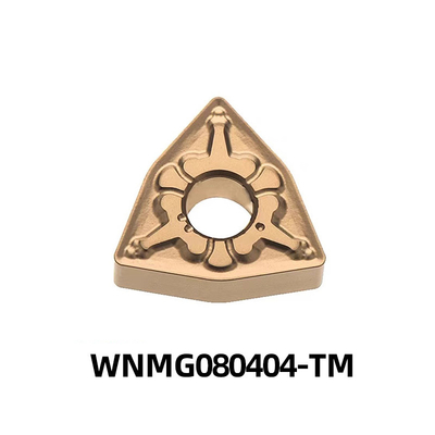 WNMG080404-TM 고온 합금 금속 재료에 대한 교체 가능한 인덱스 가능한 CNC 탄화탄소 회전 삽입장