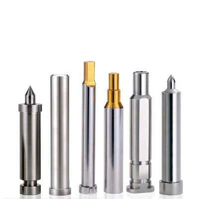 자동차 산업용 ±0.001mm 정밀도 및 RZ~~0.2um 표면 조도를 갖춘 Kinyet 고정밀 텅스텐 카바이드 펀치 금형 부품